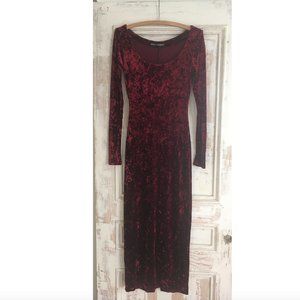 Betsy Johnson Vintage Crushed Velvet Dress